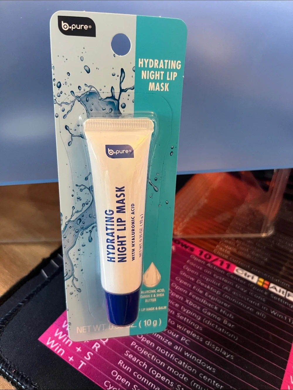 Hydrating Night Lip Mask – White & Blue